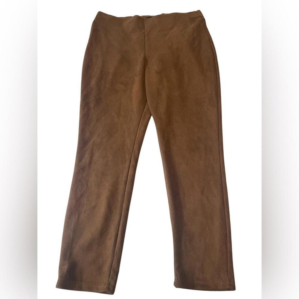 BBJ Los Angeles Women’s Pant Pull On “Suede” Super Soft Wide Band Tapered
